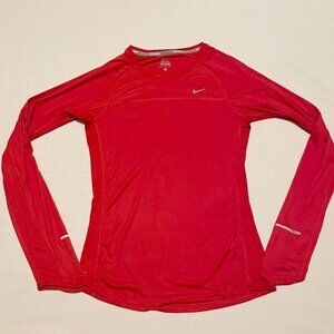 Nike Dri Fit Miler Long Sleeve Womens Shirt Size Small